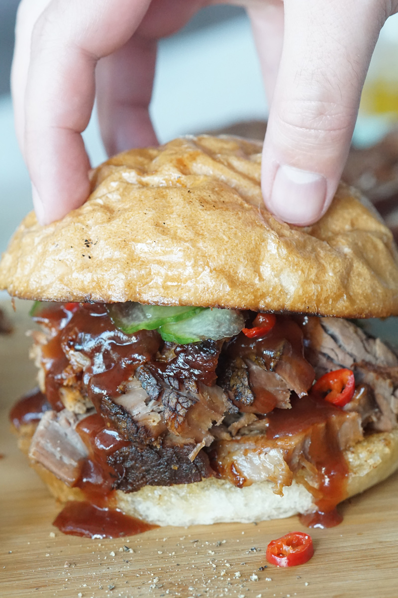 BBQ Beef Brisket Buns