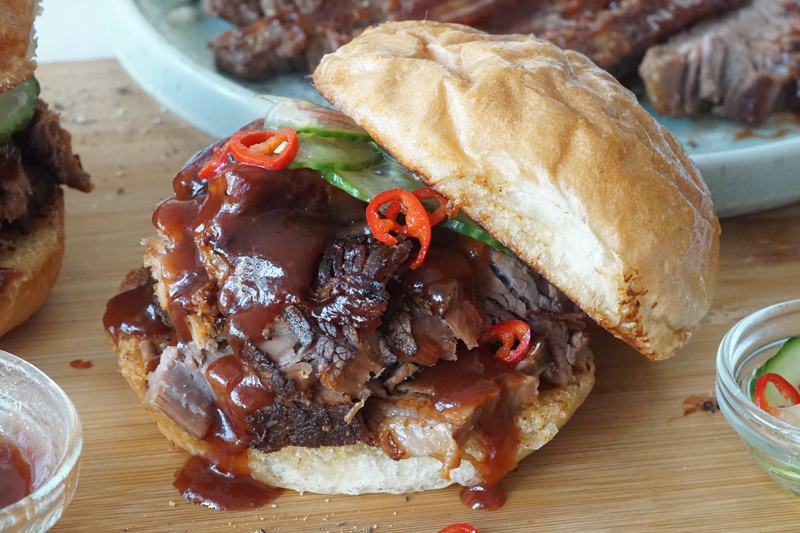 BBQ Beef Brisket Buns