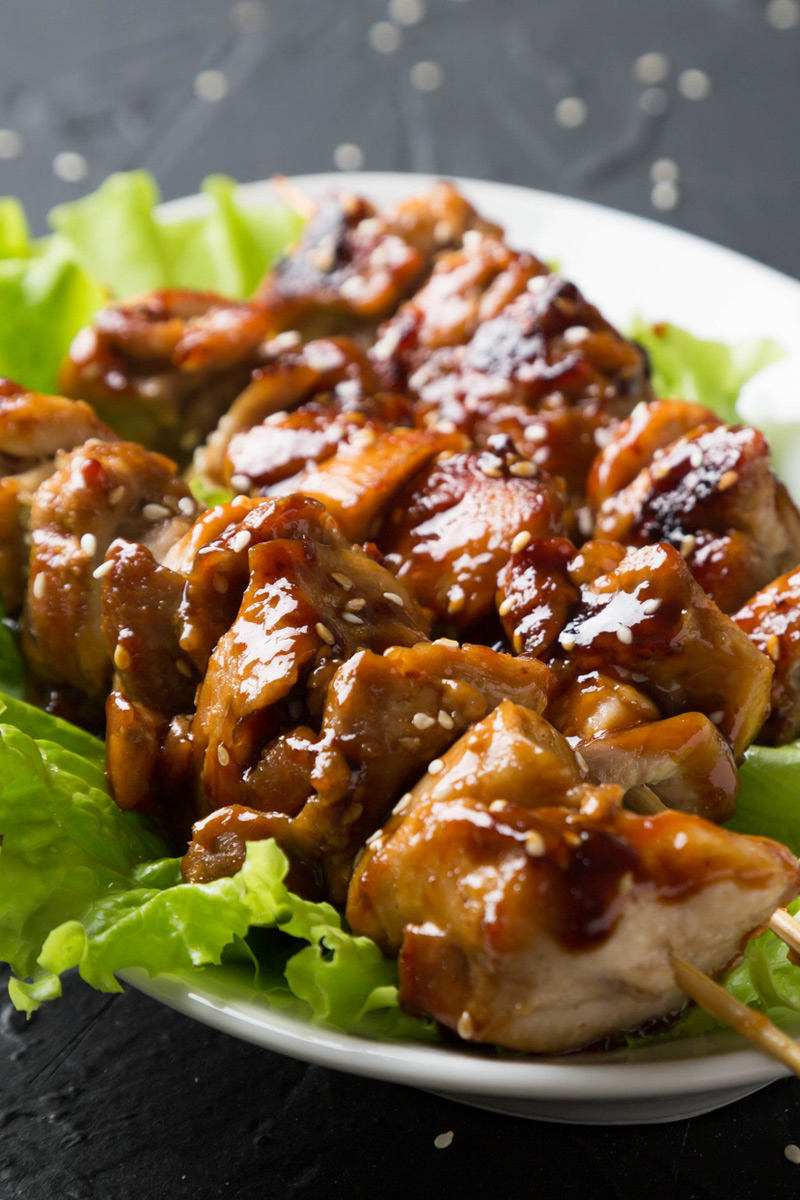Teriyaki Chicken Skewers