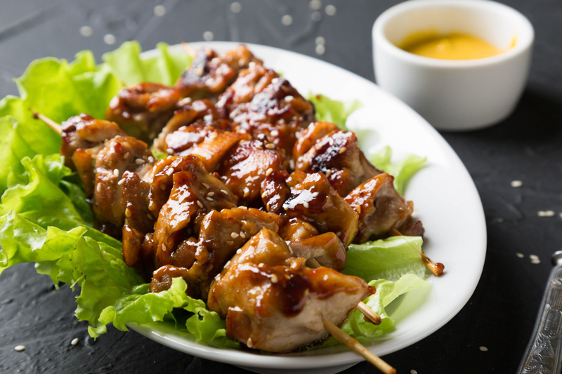 Teriyaki Chicken Skewers
