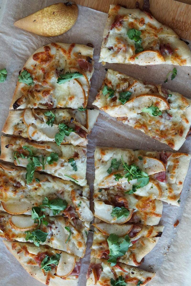 Prosciutto & Pear Pizza