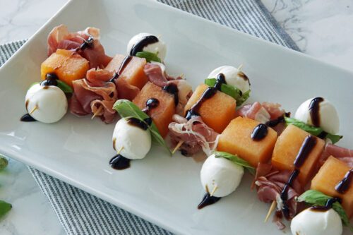 Prosciutto & Melon Appetizer Skewer