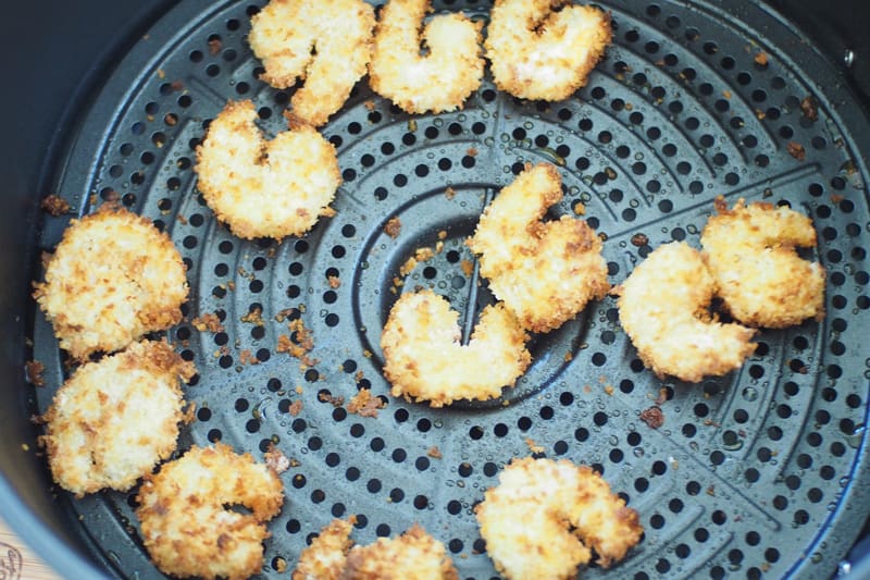 breaded shrimp in air fryer