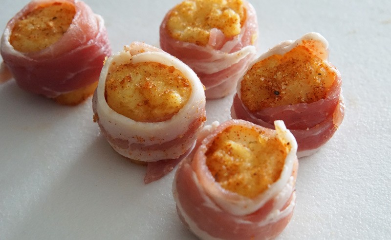 bacon wrapped tater tots