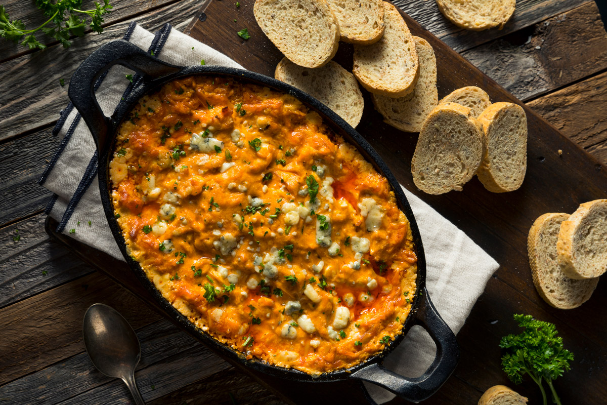 Baked Buffalo Chicken Dip