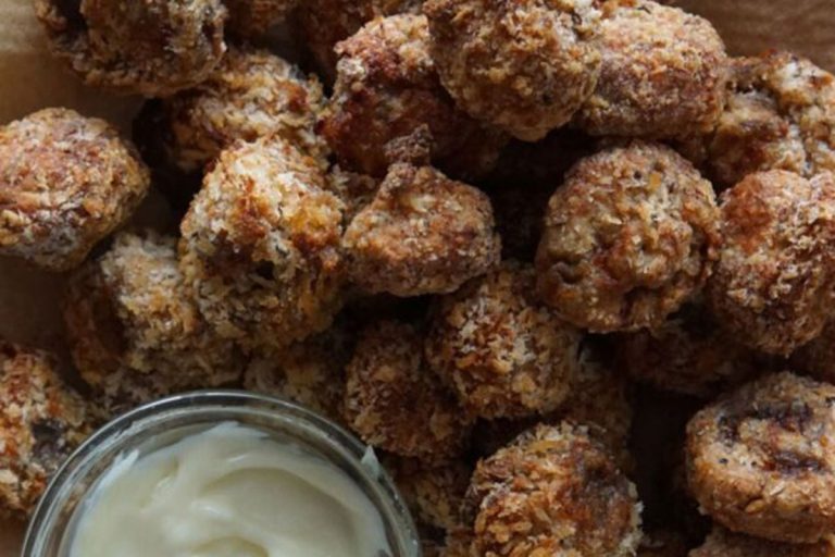 air fryer crispy mushrooms