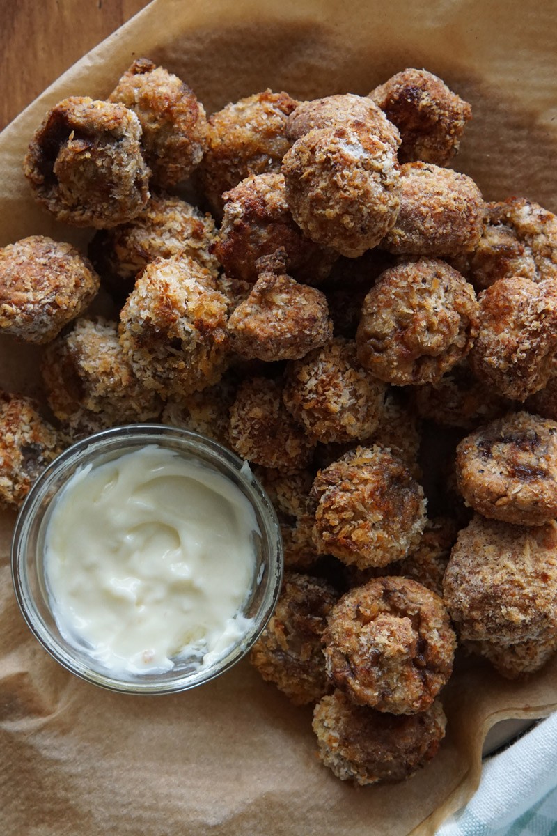 breaded mushrooms