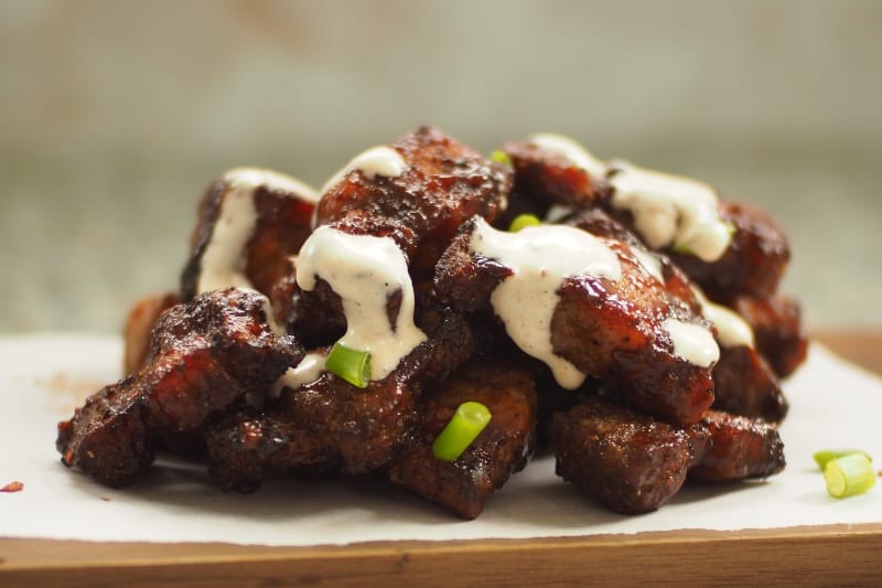 pork belly bites