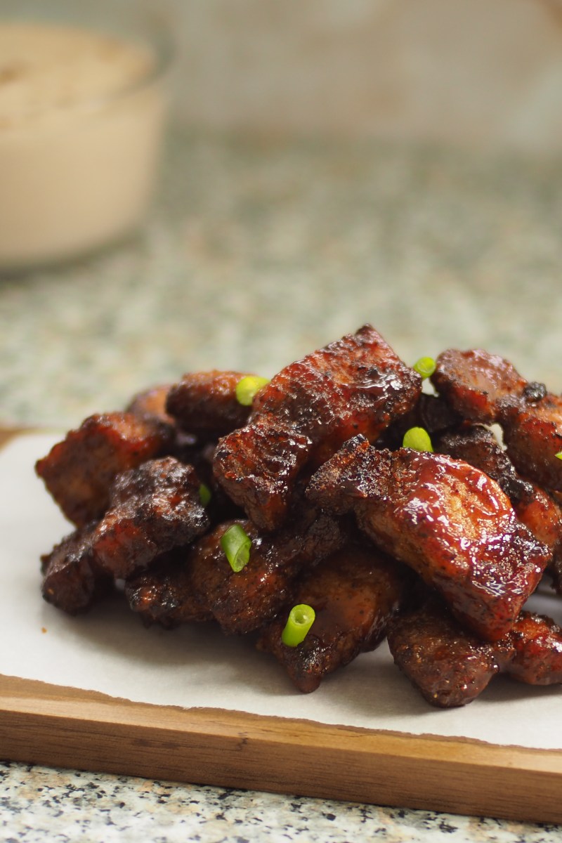 Pork belly bites