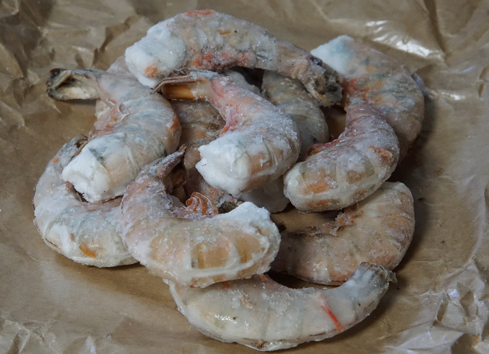 frozen shrimp