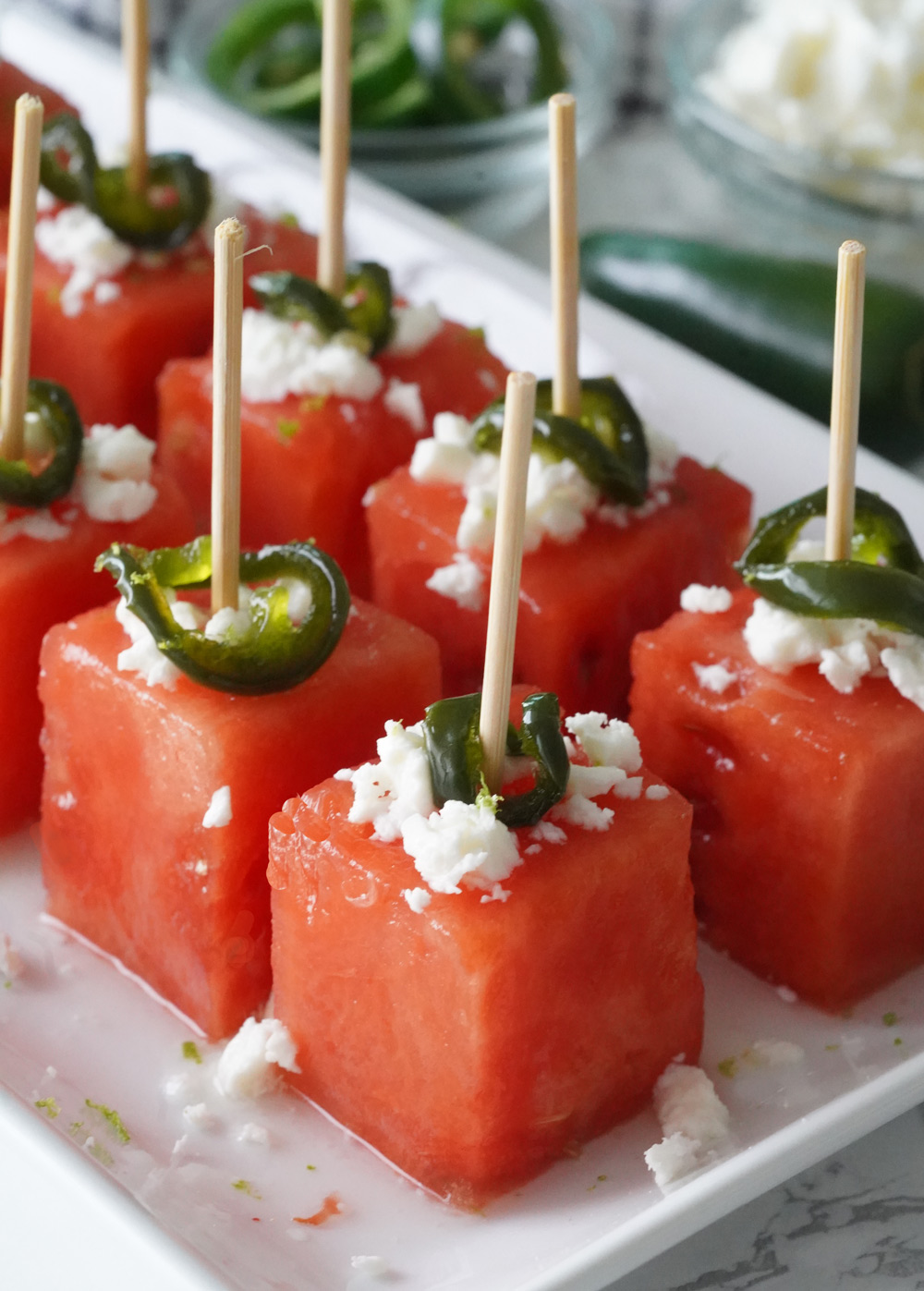 Watermelon Margarita Bites