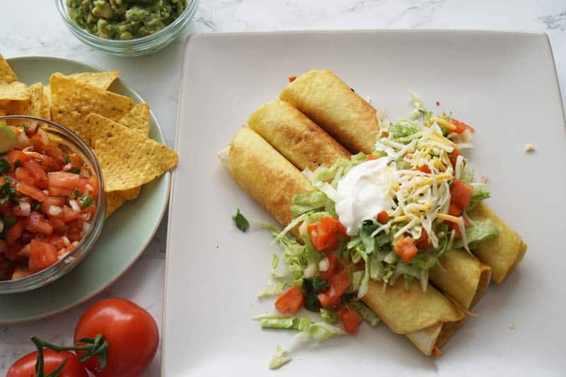 Chicken flautas