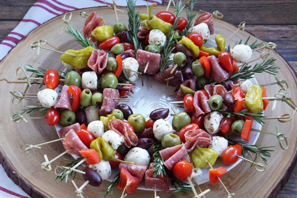 Antipasto wreath