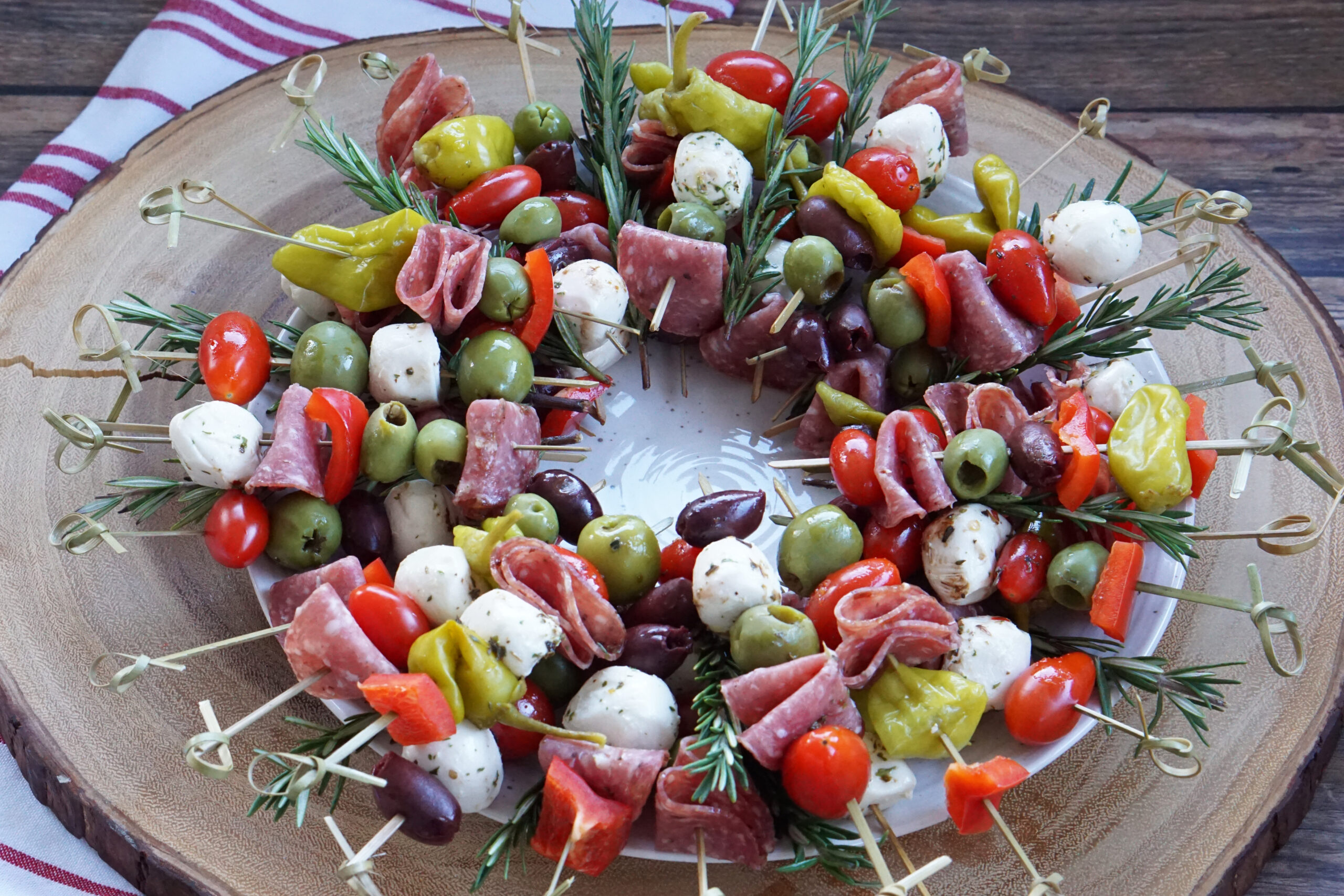 Antipasto wreath