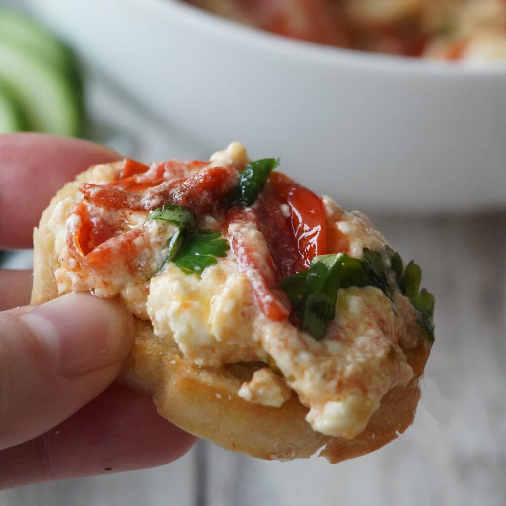 Baked Feta Tomato Dip
