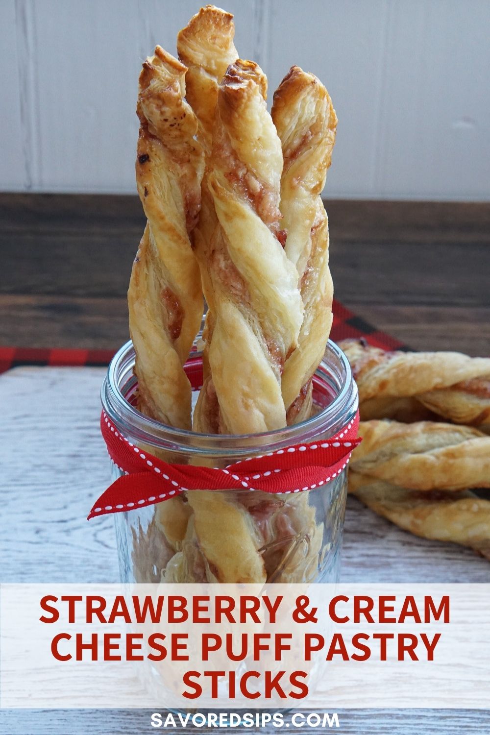 strawberry cream cheese puff pastry sticks