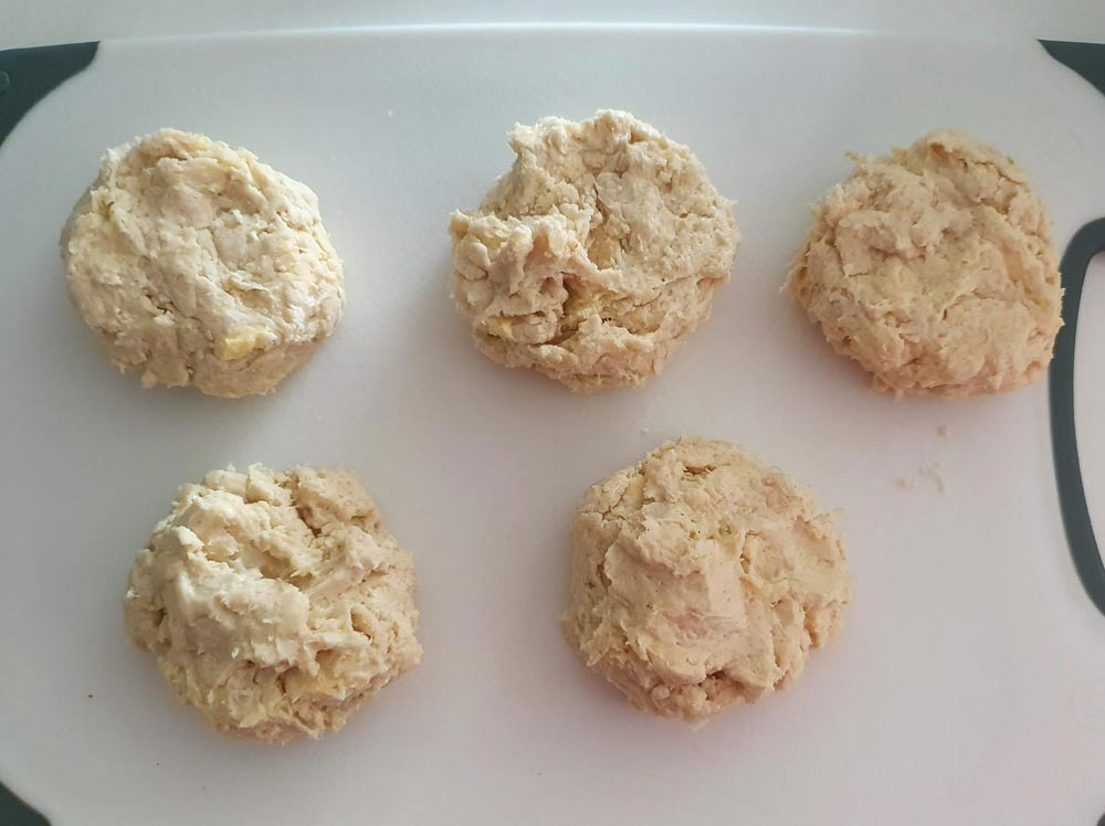 Raw biscuits