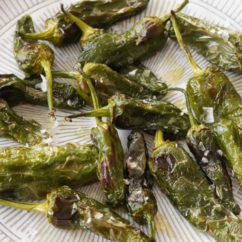 Air fryer shishito peppers