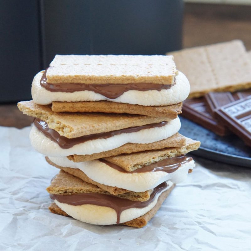 s'mores stacked together