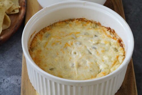 baked green chili dip