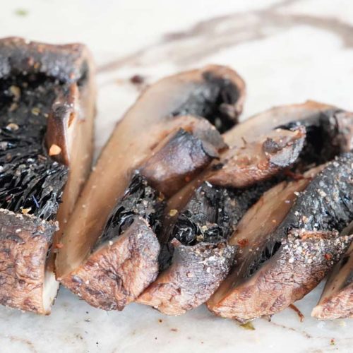air fryer portobello mushrooms