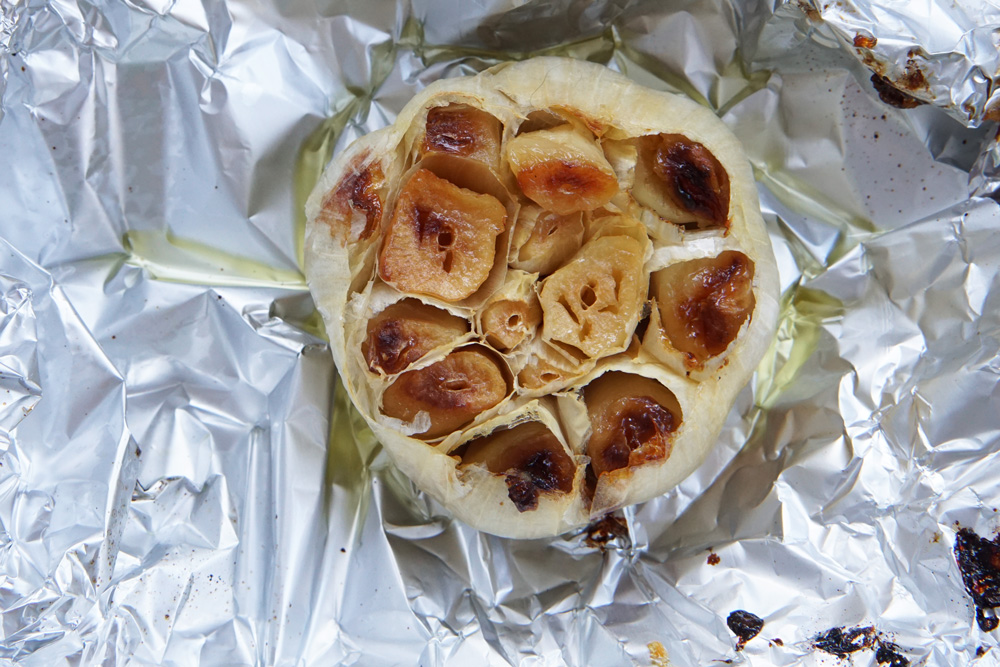 Roasted garlic