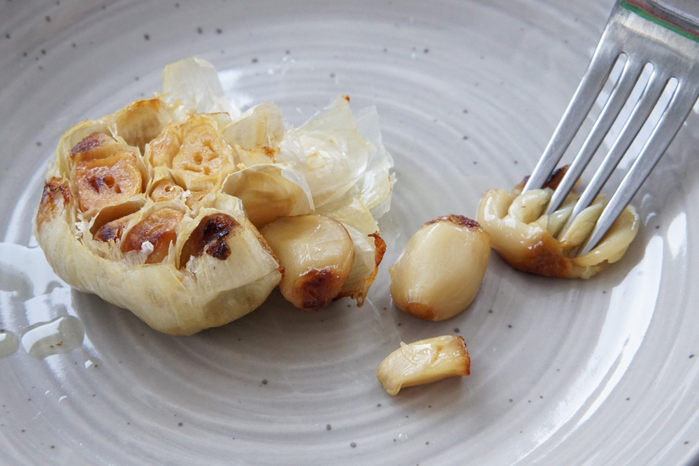 Roasted garlic