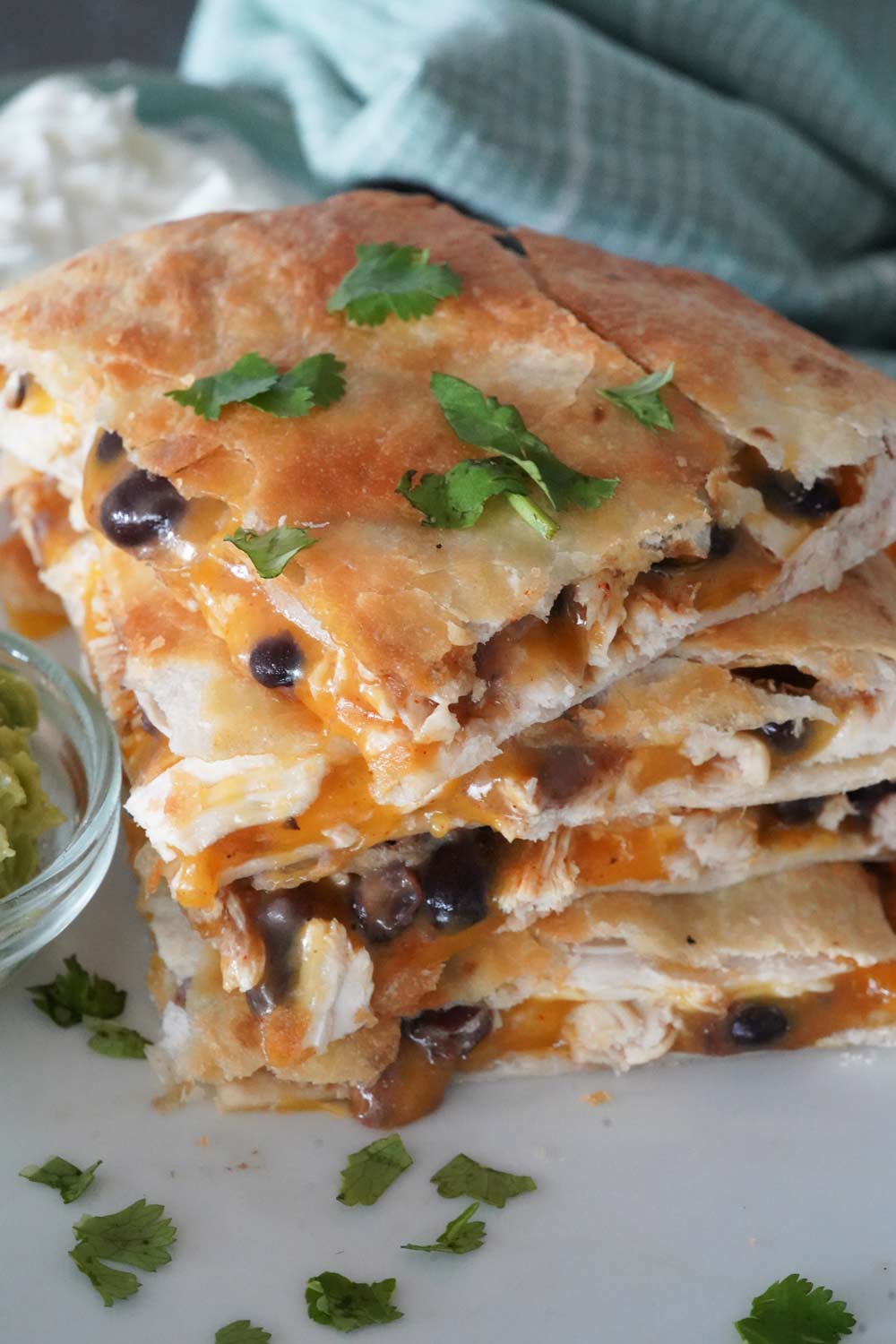 Air fryer quesadilla