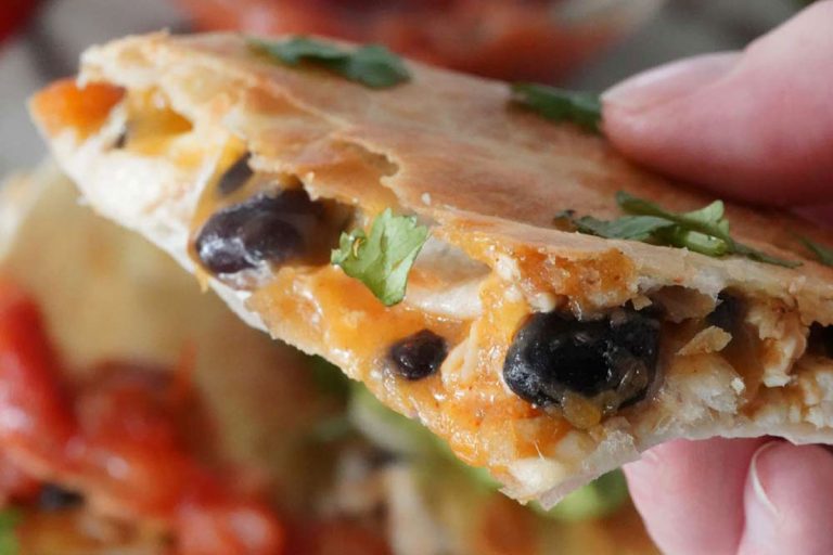 Air fryer quesadilla