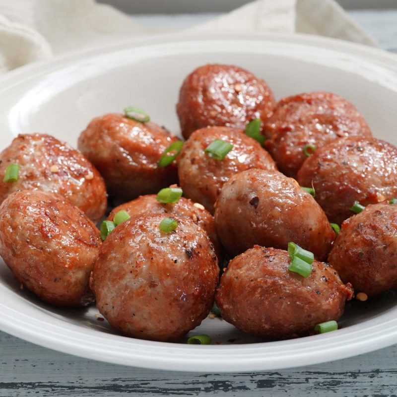 Homemade meatballs