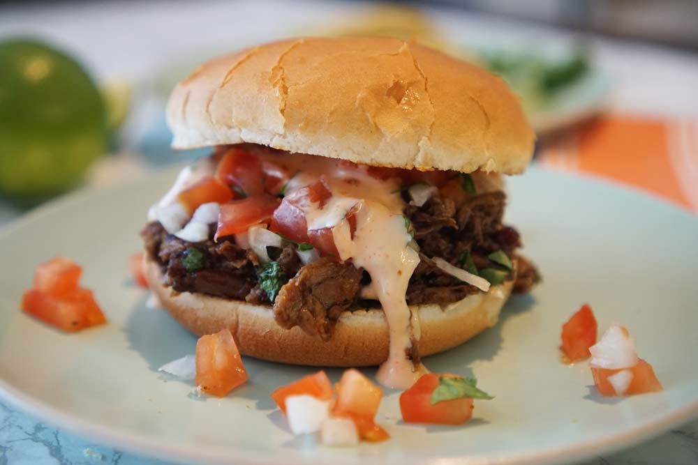 beef barbacoa slider