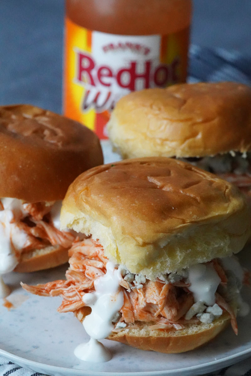 buffalo chicken sliders