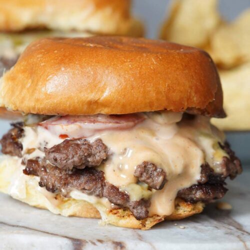 smash burger sliders