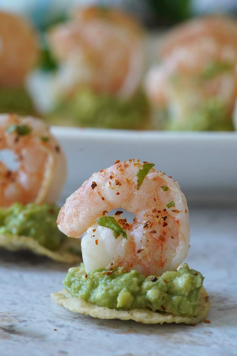 Tortilla shrimp bites