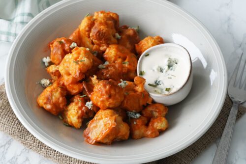Buffalo Cauliflower Bites