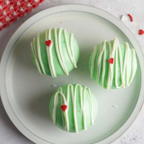 Grinch Hot Chocolate bombs