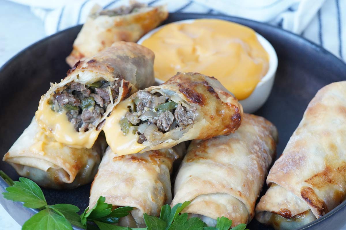 philly cheesesteak eggroll