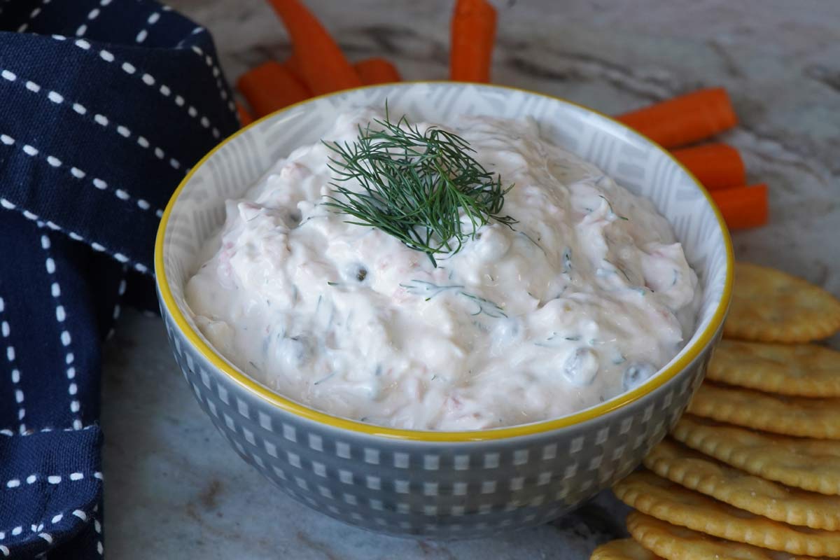 Smoked salmon dip