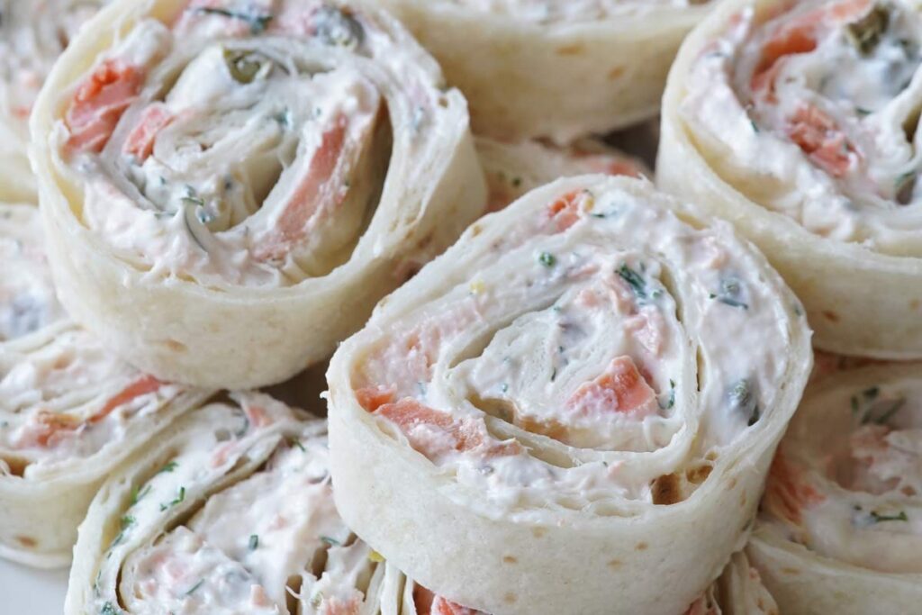 smoked salmon pinwheels
