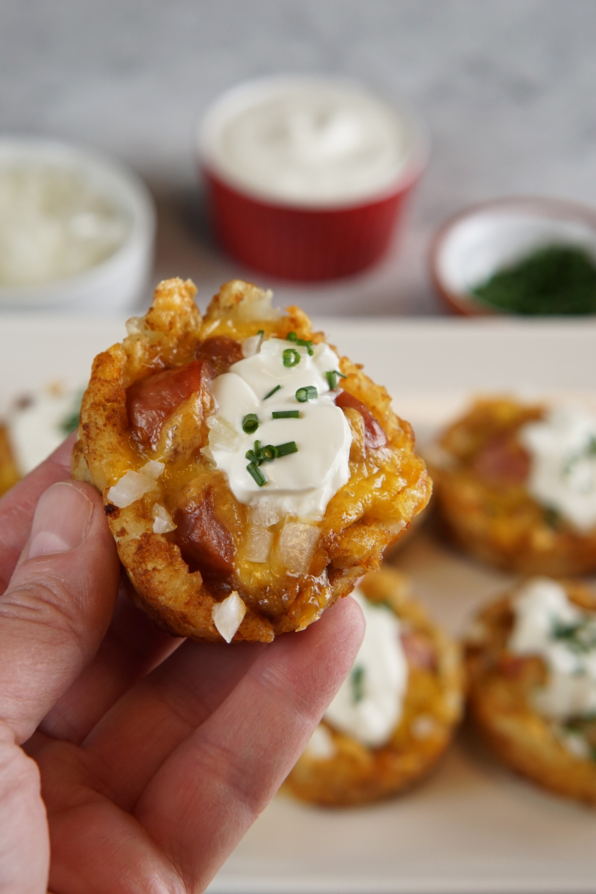 tater tot chili cups