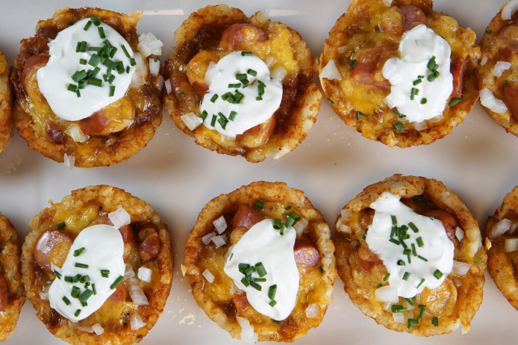 tater tot chili cups