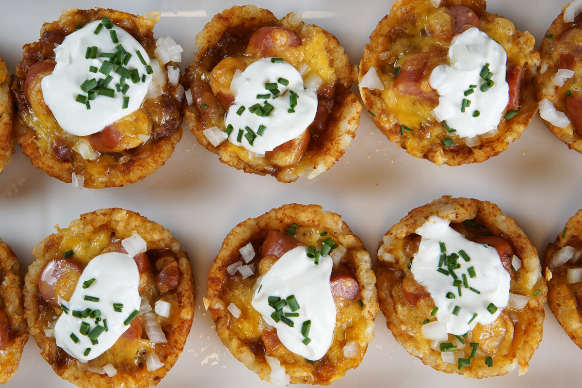 tater tot chili cups