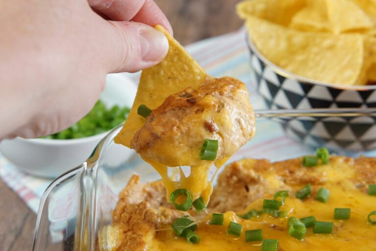 Texas trash warm bean dip