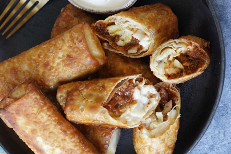bbq pulled pork eggrolls