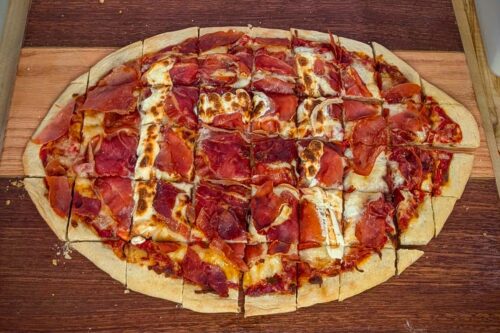 football pizza