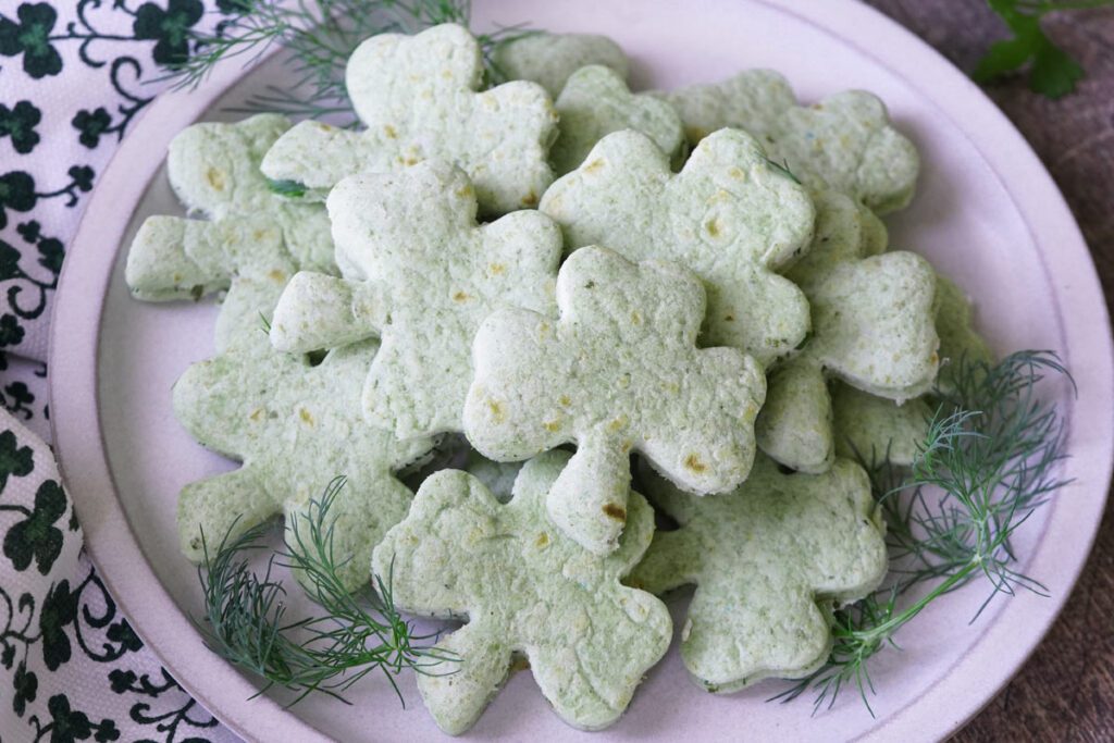 shamrock tortilla bites