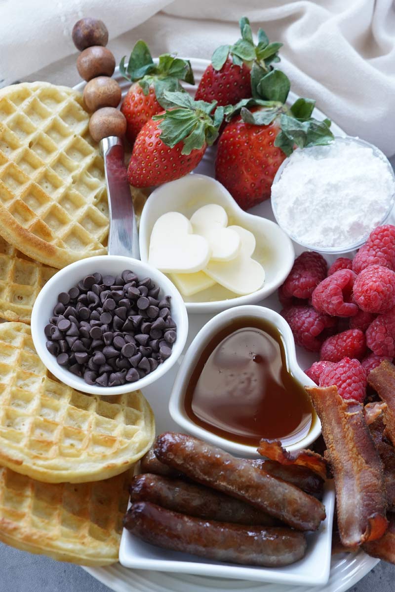 Valentine's Day Waffle Board