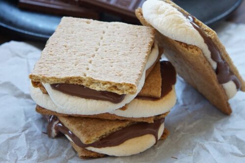 air fryer smores