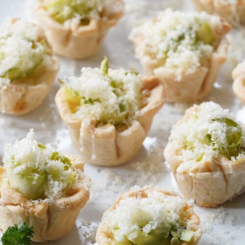 gruyere asparagus tartlets