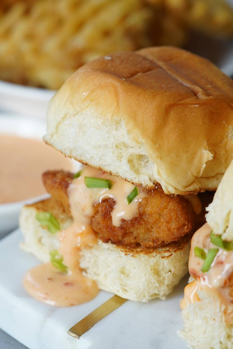 bang bang chicken sliders